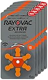 RAYOVAC Hörgeräte-Batterien 13 Extra Advanced 1,45V 310 mAh, 5X 6er Sparpack