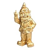 Stoobz PP 005FC Freche Gartenzwerg-Figuren für Haus und Garten, 15 x 12 x 32 cm