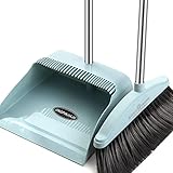 ulapithi Besen Und Kehrschaufel Set, Langstieliges Kehrschaufel Und Bürstenset, Besen Und Kehrschaufel Set Für Zuhause, Küche, Büro, 91 X 30 cm