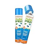 ARDAP Repell Flohspray für Wohnung und Möbel 2 x 400ml - Alternative zum ARDAP Fogger gegen Flöhe/Floh Fogger - Flohmittel für Wohnung - Umgebungsspray Flöhe - Wirkt schnell (PT19)