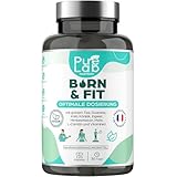 Burn & Fit for Achieving Optimal Aesthetic Results - 100% Natural Ingredients, Plants, and Vitamins - 120 Vegan Capsules + Free Support Program (Nutrition & Sport)