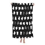 Campingtücher Zahnarzt Strandtücher Tragbares Sporthandtücher Schnell Trocknend Reisehandtuch Für Outdoor Pool 80X130Cm