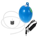 YARNOW Sauerstoffpumpe Für Fischbecken Füllfederhalter Kugelschreiber Bürstenlose Wasserpumpe Mini Luftpumpe Ladeluftpumpe Elektrische Ballluftpumpe Gebläse Luftpumpe Pumps Abs Blue