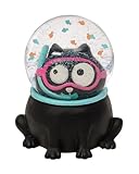 moses. Ed, The Cat Schneekugel, Schüttelkugel im Katzen Design mit Glitzer und farbigen Glitter-Fischen, lustige Katzen-Schneekugel, Glitzerkugel als Geschenk für Katzen-Fans
