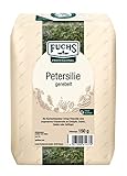 Fuchs Professional - Petersilie gerebelt | Kräuternote für Eintöpfe, Salate und Suppen | Profi-Qualität für Großverbraucher und Gastronomie | 150 g im großen Beutel