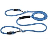 Hundeleine 3m Umhängeleine und Doppelleine, leicht für kleine bis große Hunde