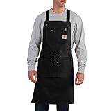 Carhartt, Herren, Schürze aus festem Segelleinen, Schwarz, OS
