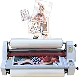 Thermo-Laminiermaschine,Heiß-Kalt-Laminiergerät, beidseitiges Thermo-Laminiergerät,schnelles 1-Minuten-Aufwärmen des Papierlaminators für den gewerblichen Gebrauch in Schulbüros,110V-460mm