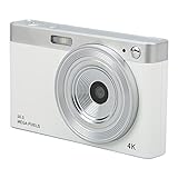 Digitalkamera, IPS HD 16-Fach Zoom-Kamera, Kinderkamera, 50 MP AF-Autofokus-Digitalkamera, mit Aufbewahrungstasche für Makroaufnahmen, Studenten, Teenager, Kinder(Weiß)