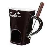 PAMINGONO 1 Set Käsewärmer Fonduetopf Fondue Kaffeetasse Butter Wärmer Schüssel Mini Eiscreme Fondue Tasse Fondue Maker Fondue Tassen mit Fondue-Wärmer Fonduegabel Schokolade Edelstahl