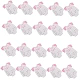 SHOWERORO 20St Monat Aufkleber geburtskarten babyratgeber fotokarten - Mama Babyberatungskarten neue Vaterkarten Hochwertige selbstklebende Aufkleber Rosa