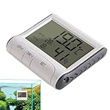 Temperatur-Thermometer für Aquarium – Digitales LED-Display zum Kleben | Digitales Thermometer mit LED-Anzeige, Präzision, Süßwasser, Meerwasser, Fische, Schildkröten, Bettas