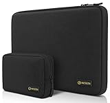 I INESEON 15,6 Zoll Laptop Tasche Hülle für 15-15,6 Zoll Lenovo Thinkpad Ideapad Dell HP Acer Chromebook Notebook, 16 Zoll MacBook Pro M1 M2 M3 2019-2023 Wasserdicht Laptophülle, Schwarz