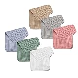 FZSECRIU 6er-Pack Baby Baumwoll-Spucktücher, Mullwindeln, Stoffwindeln, Kinderdecken, Badetücher, Neugeborenenartikel, Geschenk Schnullertuch