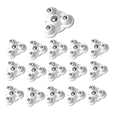 DINESA 16 Stück, selbstklebend, Typ Kugel, leise, Universalrad, 4 Perlen, Möbelrollen, 300 kg, Edelstahlrad