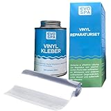 Evospa 120ml Pool Reparaturset für oberirdische schwimmbäder, aufblasbare whirlpools, spas und schlauchboote (Pool Flicken, 120 ml Unterwasser Kleber und Anwendungswerkzeug)