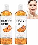 Kurkuma-Toner, Kurkuma-Toner zur Entfernung dunkler Flecken, Kurkumaserum zur Hautaufhellung, feuchtigkeitsspendender, feuchtigkeitsspendender Gesichtstoner, beruhigt, pflegt und verkleinert Poren