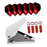 TOYZFRIENDY 19 Stück Teiliges Darts Zubehör Set mit Punch Shaft Rings und Flight Protectors Langlebig und Sicher Geeignet für Anfänger und Profis zum DIY-dartpfeile Gestalten und Gemeinsames