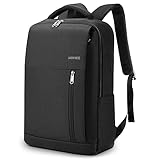 HOMIEE Laptop Rucksack Herren 17 Zoll Laptoptasche Schwarz, Uni Rucksack Tagesrucksack Arbeitsrucksack Arbeitstasche Groß Backpack Weekender Daypack Leicht für Business Arbeit Uni