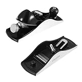 Einhandhobel, Holzhobel mit 175mm Körperlänge & 41mm Klingenbreite, Handhobel Holz mit justierbare Klinge für präzise Holzbearbeitung, fein bearbeitete Boden- und Seitenflächen