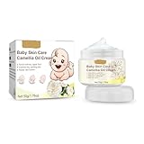 Baby-Kamelienölcreme – Feuchtigkeitsspendend, Gegen Rissbildung, Sanft Zu Empfindlicher Haut, Beugt Rötungen Und Trockenheit Vor(2PCs)