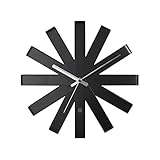 Umbra Ribbon Wall Clock 12IN Black