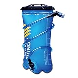 TRIWONDER Trinkblase 1,5L 2L 3L, Trinksystem BPA frei leichte Wasserblase Hydration Blase mit Trinkschlauch für Laufen, Wandern, Radfahren (1# 2L (TPU))