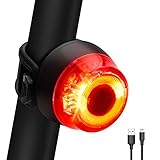 Fahrrad Rücklicht, StVZO Zugelassen Ultra Hell Fahrradrücklicht LED USB Aufladbar, wasserdichte Fahrradlicht Fahrradlampe Aufladbar für Radfahren