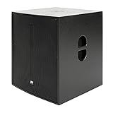 Music Store Go! Sub 18A Aktive Bassbox - 18 Zoll Tieftöner, 280W RMS, 1000W Peak Leistung, Holzgehäuse, XLR Eingang & Ausgang, Ideal für Veranstaltungen und Konzerte
