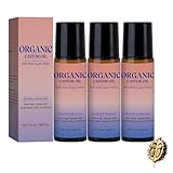 50ml Natürliches Rießkörper Essenz Öl, Roller Ball Rizinus öl, Reines Rizinusöl Organic für Haut und Körperpflege Massageöl Öl, Faltenreduzierendes Und Straffendes Für Augen, Falten, Tränensäcke (3)