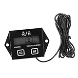 PENIKOKO Digitaler Drehzahlmesser mit Lcd display Präziser Tachometer für Kettensäge Rasenmäher und Motorrad Vielseitig Einsetzbar für Benzinmotoren Einfache Montage Langlebig und Genau