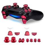 kwmobile Ersatztasten kompatibel mit Playstation 4 Pro / PS4 Slim Controller (2. Gen) - mit Schultertasten - Aluminium Ersatz Tasten