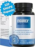 FIGUREX Shape Kapseln, Stoffwechsel-Kur mit Vitamin B6, Melatonin hochdosiert, L-Carnitin hochdosiert und Ashwagandha Extrakt, 120 Kapseln