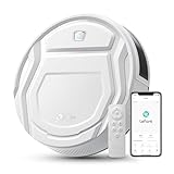 LEFANT Saugroboter mit Fernbedienung, 2200Pa Staubsauger Roboter, 120Mins Max, WLAN Roboterstaubsauger, Selbstaufladend, App/Alexa, Ideal für Tierhaare, Teppich, Hartboden 210P Weiß