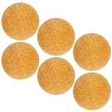 Homoyoyo Kleiner Tischfußballbälle 6 Stück Langlebige Kunststoff Ersatzbälle für Kickertisch mit 36mm Durchmesser Passend für Freizeit und Turnierspiel