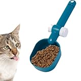 Hundefutterlöffel – Katzenfutterschaufel, Katzenstreifenpresse | Verschlussclip für Haustiere, leichter Futterlöffel, Trockenfutter für Katzen und Hunde, Granulatfutter, 22,9 x 7,5 cm