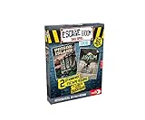 Noris 606101838 - Escape Room DUO, Familien und Gesellschaftsspiel für Erwachsene, inkl. 2 Fällen und Promo Fall mit neuartigem Falt-Mechanismus, ab 16 Jahren