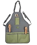 Esschert Design Gartengeräteschürze, grau, 45.5 x 1 x 74, GT86