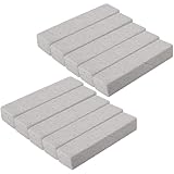 TNSLAND 10 Stück Cleaning Block WC Reinigungsstein Putzstein Blöcke Bimsstein Reinigungsstein Toilette Pumice Stone Toilet Cleaner Bimsstein Reinigung Bürsten für Toilette Dusche Bad Waschbecken Küche