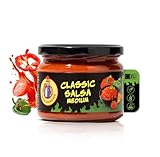 Loco Snacks® Classic Salsa Dip Medium (6x 280g) | Nacho Dip passend für deine Tortilla Chips | Entdecke die neuen Nachos mit Dip Salsa Sauce, Käse Dip oder Fruity Habanero Salsa von Luciano