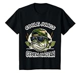 Kinder Angeln, Kinderangel, Angel Spruch, Coole Jungs gehen Angeln T-Shirt