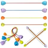 4 Set Silikon Stricknadelstopper, 2-6mm/6.5-12mm Punktschutz, Strickzubehör, Praktische Strickwerkzeuge, bunte Stricknadeln, Maschenstopper, für Stricknadeln, Nadelspitzen Stopper zum Stricken