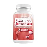 SlimEXrin® KONZEPT – Stoffwechsel & Appetitzügler – Hochdosiert mit Cholin und Glucomannan – Extrem, schnell & endlich – für Frauen und Männer – Nahrungsergänzungsmittel, 126 Kapseln