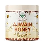Danodia Foods Ajwain Honey, 500g (1.1lb) 100% Pure & Raw Honey | Cold Purified & Filtered | Rich in Natural Goodness, No Additives