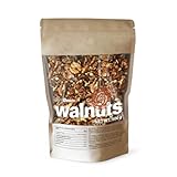 GymBeam Walnüsse - Ungeröstete & ungeschälte Walnusskerne, natürlicher Geschmack, ohne Zusatzstoffe, unterstützen einen gesunden Cholesterinspiegel, perfekt zum Backen (500 g)