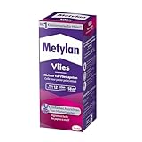 Metylan Vlies, Tapetenkleister für Vliestapeten mit glatter oder strukturierter Rückseite, einfach zu verwendender Tapetenkleister, Kleister mit hoher Ergiebigkeit, 1x360g