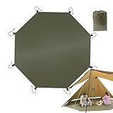 Campingzeltteppich – Wohnwagen-Teppich, wasserdichte Zeltunterlage | Zeltteppich für Montagezelte, achteckige Wanderbodenmatte für Picknicks