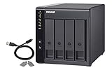 QNAP TR-004 4 Bay Desktop NAS Expansion - Optional Use as a Direct-Attached Storage Device