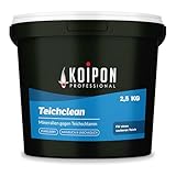 KOIPON Teichclean 2,5 kg Teichschlammentferner, Biologischer Abbau von Teichschlamm, Teichreinigung von Laub, Schlamm und Ablagerungen, für Fischteich oder Gartenteich