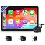 Eonon 10,95 Zoll 1-Din Android 13 6+64GB 4G GPS Autoradio Car Play Android Auto DSP Bluetooth, Bildschirmspiegel, geteilter Bildschirm, Rückfahrkamera SD1X6S